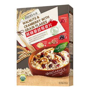 Walnuts  Cranberry with Grain Flakes