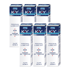 【免運】【杜蕾斯Durex】6瓶 KY水溶性潤滑劑100g