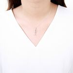 【Angel & Me】Fish Cross s925 sterling silver necklace Christmas gift, , large