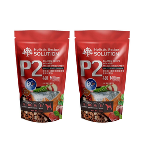 【耐吉斯】P2 凍乾多拼鮭魚餐-全齡犬 350gX2包(狗飼料/犬飼料/犬糧)