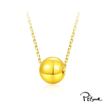 【Prisme Gold】黃金項鍊 5mm圓珠 金珠 鍊墜項鍊 (金重：約0.05錢&plusmn;0.02), , large