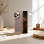 【山水之寶】iPhone 16Pro/16ProMax手機殼 防摔殼 精緻優盾 磨砂親膚金屬質感磁吸防摔殼 相機按鍵版, , large