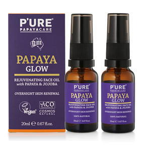 【澳洲Pure Papayacare】木瓜亮澤滋養精華油(2入組 20ml/瓶)