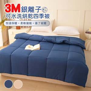 3M Silver Ion Antibacterial All-Season Comforter &ndash; Machine Washable & Dryable