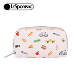 Lesportsac Rectangular Cosmetic 長形化妝包 收納包 女包(紐約城市插畫), , large