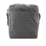 ISSEY MIYAKE BAO BAO Voyager 霧面尼龍拉鍊斜背包/灰色, , large