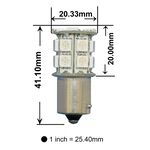 【PA LED】1156 單芯 平角 20晶 60晶體 SMD LED 倒車燈 日行燈 煞車燈 方向燈 後霧燈 七色可選, , large