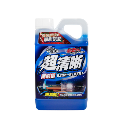 【車之生活】Capro車之生活 超清晰雨刷精1000ML-12入一箱組(雨刷精 去油膜 洗車)
