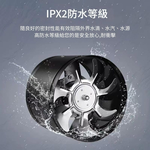 110V Exhaust Fan - Black, 4-inch + 1.5m Power Cord (with Switch), , large