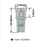 【PA LED】T10 6晶 5630 SMD LED 暖白光 鹵素光 紅光 小燈 儀表燈 牌照燈 室內燈 車廂燈, , large