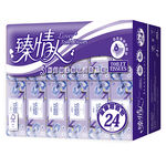 臻情人三層抽取式衛生紙90抽X24包, , large