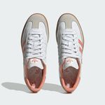 Kixpress-Adidas Samba OG W 女 運動休閒鞋 復古 德訓鞋 舒適 百搭 膠底 白 橘 [IG5932], , large