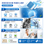 [翊承國際]【免運 + 贈品】SGS認證 洗衣機槽清潔錠 【30顆入/罐】, , large