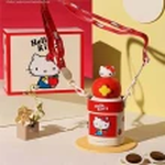 【BEDDYBEAR】Bear Star Dual-Drink Children's Thermos Cup with Straw and Direct Drinking Lid, Cute and Portable, 600ml, , large
