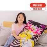 CINN &times; Alice misA Reversible Bolster Pillowcase &ndash; &ldquo;Tabletop White City&rdquo; & &ldquo;Night Carnival&rdquo;｜150&times;50 cm｜Zip Closure｜Eco‑Print｜Made in Taiwan, , large