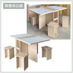 【唯熙傢俱】雷莎原木色收合餐桌, , large