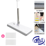 [百鈴]髒會滅大板鯊鋸齒不沾手夾布拖+清潔布x2條(平拖/免沾手/大板/吸水/乾濕兩用/除塵/地板清潔), , large
