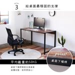 [澄境] 台灣製 附插座電腦工作桌 TA079 電腦桌 書桌 工作桌 辦公桌  筆電桌 附插座, 漂流木紋+白色鐵管, large