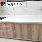 【KW廚房世界】系統廚具 廚房設計 客製化 廚櫃 流理台 工廠直營 L型流理台 系統板 搭林內排油機 烘碗機, , large