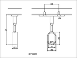 Closet Rod Bracket, , large