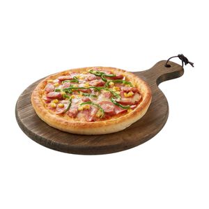 9 inch hot dog ham pizza