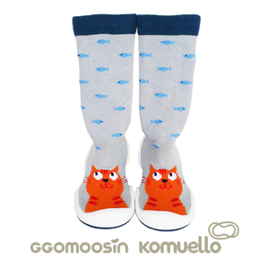 【KOMUELLO】學步鞋<及膝>─夢夢貓(115mm/125mm/135mm)