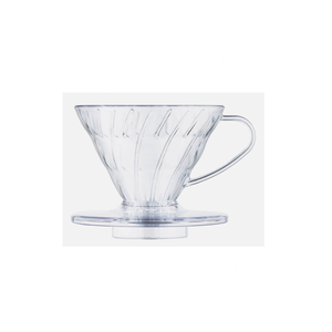 PEARL HORSE Cone Coffee Dripper for 1&ndash;2 Cups &ndash; Transparent, Durable Design &ndash; TA-P-V01-D