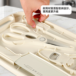 【上手家居】便攜刀具組(露營餐具/砧板/剪刀/菜刀/水果刀/刨刀/刀具/露營用品/削皮器/刀子/菜刀組/廚房用品/露營廚具/露營刀具組), , large
