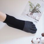 [凱美棉業] 6雙組 MIT台灣製 平面式低筒竹炭五趾襪, , large