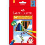 Faber-Castell輝柏 大三角彩色鉛筆-30色(16-116538-30), , large