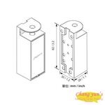 昌運監視器 PONGEE Pegasus PCL-100 櫃子鎖 抽屜鎖 置物櫃鎖 斷電開/送電開可調整, , large