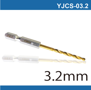 Hexagonal galvanized iron screwdriver bit - 3.2mm