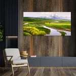 【御畫房】天山牧羊 國家一級畫師手繪油畫60&times;120cm(VF-126), , large