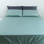 100% cotton mattress cover and pillowcase set, , large