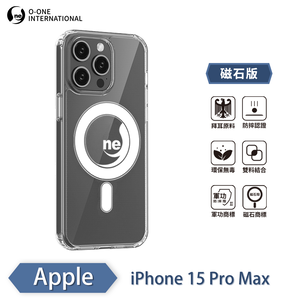 【O-ONE】【軍功II防摔殼】O-ONE MAG APPLE iPhone 15 Pro Max 磁吸手機殼 抗撞防摔 保護殼