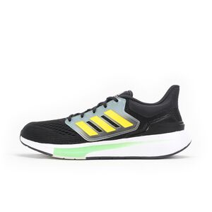 Adidas EQ21 Run 男 慢跑鞋 運動 休閒 避震 透氣 路跑 回彈 緩震 黑黃 [GW6726]