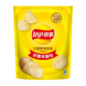 樂事美國經典原味洋芋片夾鏈包229.5g