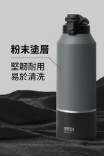 【H&R安室家】TYESO泰碩  304不鏽鋼保溫瓶1200ml(H13), , large