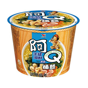 統一阿Q桶麵生猛海鮮(碗)98gx3