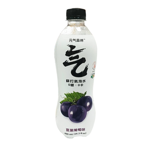 元氣森林夏黑葡萄味蘇打氣泡水