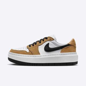 Kixpress-Nike Air Jordan 1 Elevate 女 運動休閒鞋 厚底 舒適 穿搭 白黑棕 [DH7004-701]
