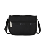 Lesportsac Classic Mini Hobo 時尚迷你小型斜背包 側背包 小廢包 手機包 送禮 禮物 女包(永恆黑), , large