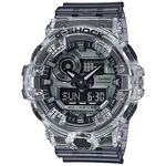 CASIO 卡西歐 G-SHOCK GA-700 80年代半透明金屬雙顯錶 GA-700SK-1A, , large
