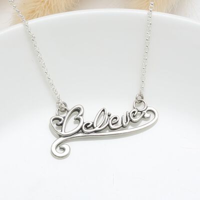 【Angel & Me】相信 希望 Believe s925純銀項鍊 生日 情人節禮物