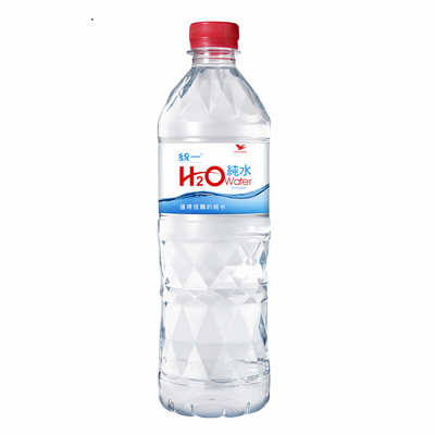 統一H2O Water純水PET600ml(箱購依實際收貨為主，無法保證原封箱出貨)