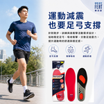 【心安購物】樂活適高減震運動舒壓耐衝擊鞋墊, , large