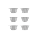 [Korean SiliPot] Platinum Silicone 28ml Baking Mold (Size: 6-piece) (Suitable for making baby food, pudding, jelly, cupcakes) Size: S, , large