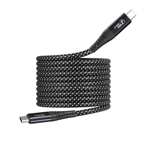 【 HODA 好貼 】240W USB-C to C 磁吸收納編織快充線 2M 充電線 傳輸線