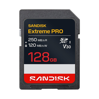 【SanDisk】Extreme PRO 128G SDXC UHS-I U3 V30 相機用記憶卡