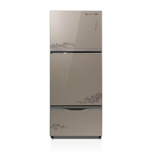 【SAMPO 聲寶】故宮聯名款605L三門玻璃變頻冰箱-蝦藻圖 SR-C61GDV-NPM2